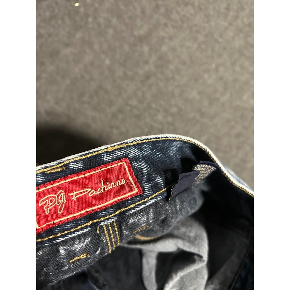 JNCO pachinno baggy jeans hip hop embroidery Y2K skater fit 28X28 (tag 30X29 - Picture 4 of 8